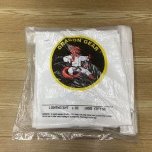 Karate Uniform Men Martial Arts Dragon Gear White Dobok Belt Included Size 6/190